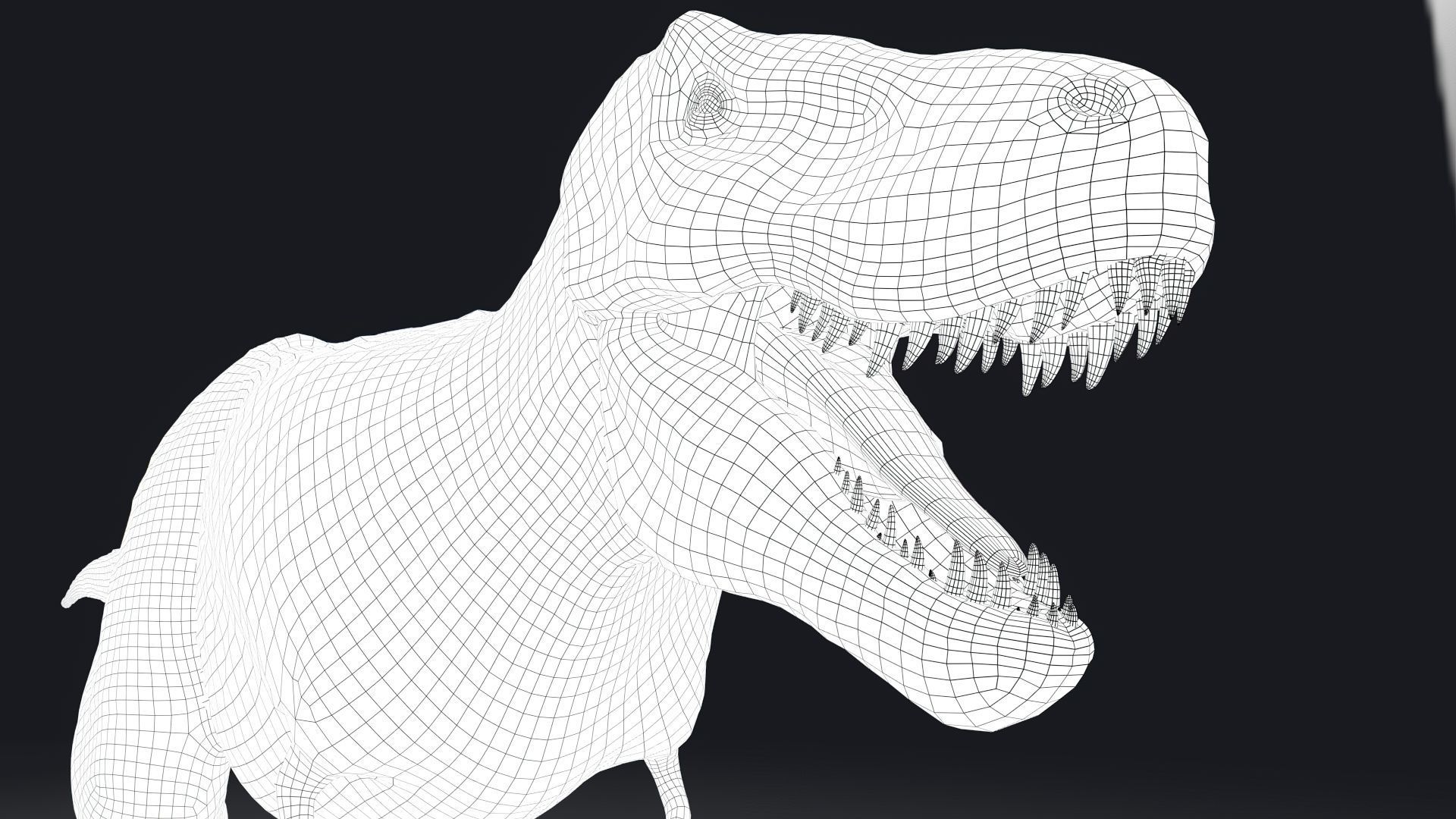 Dinosaur Tarbosaurus Bataar  Real Dinosaur 76 Animations   Low-poly 3D model_22