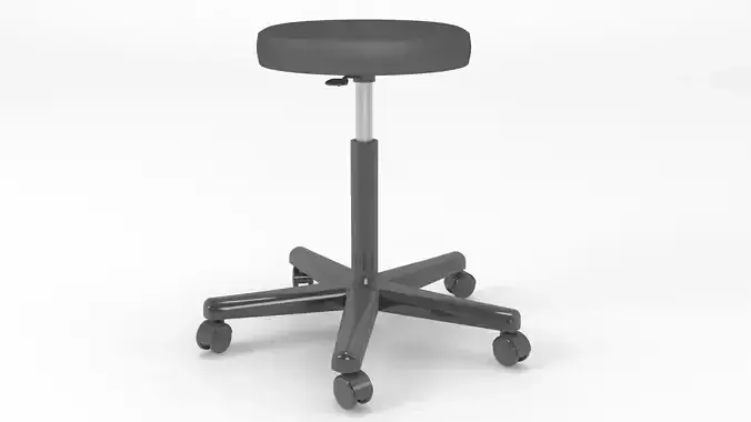 medical stool 3d model