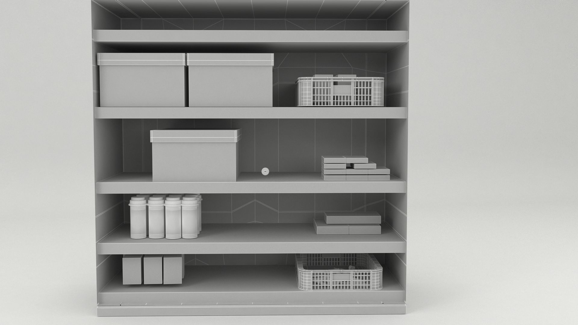 medical cupboard 3d model 3D model_7