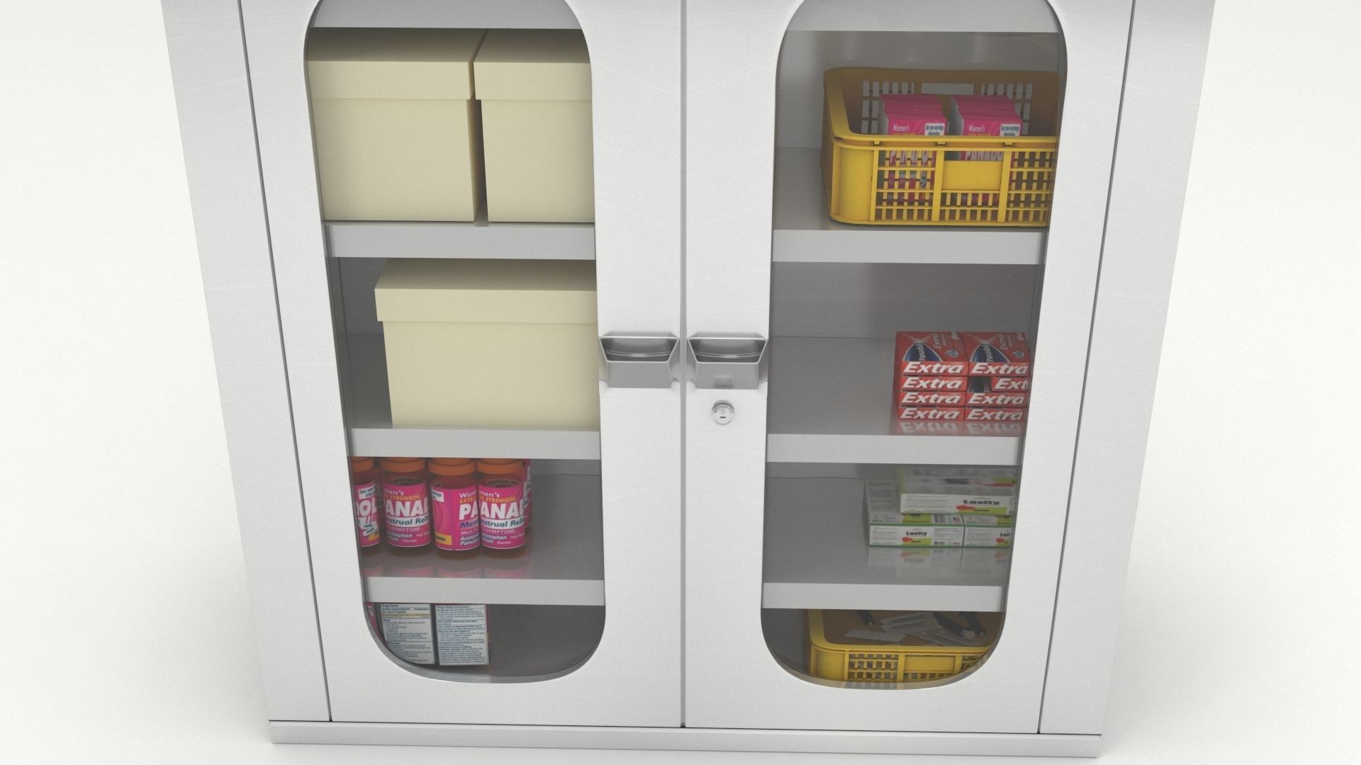 medical cupboard 3d model 3D model_10
