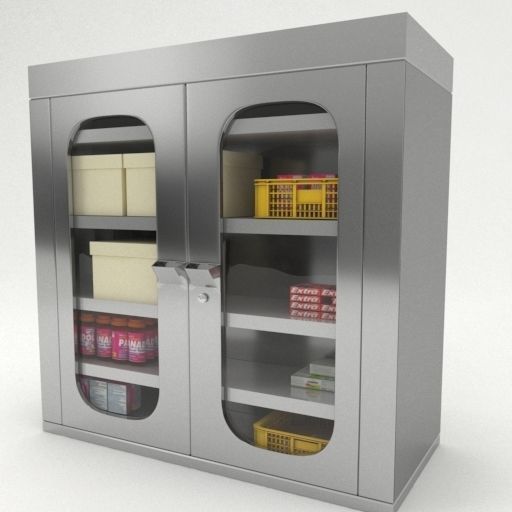 medical cupboard 3d model 3D model_1