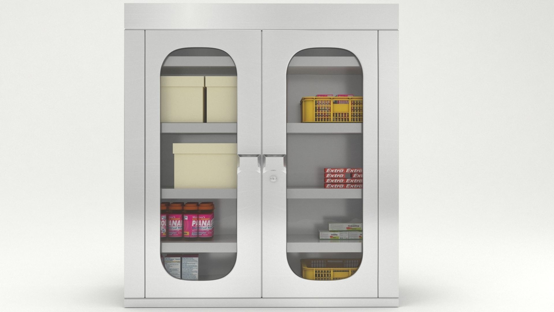 medical cupboard 3d model 3D model_5