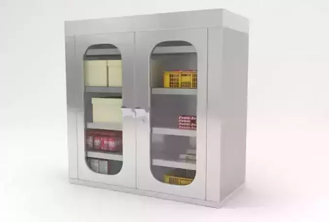 medical cupboard 3d model 3D model