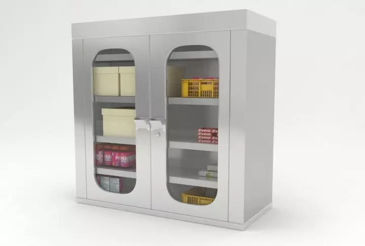 medical cupboard 3d model 3D model_0