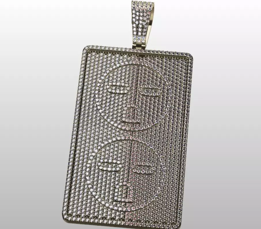 Outlet pendant full ice 3D print model_0