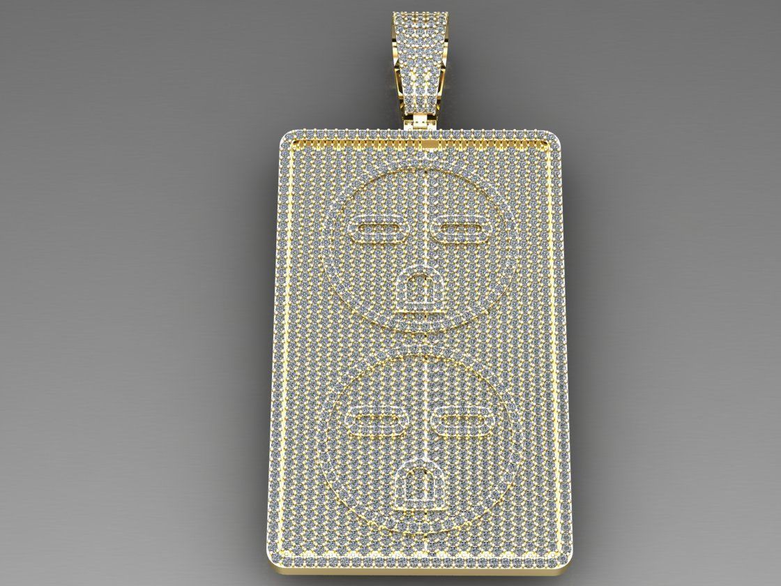 Outlet pendant full ice 3D print model_1