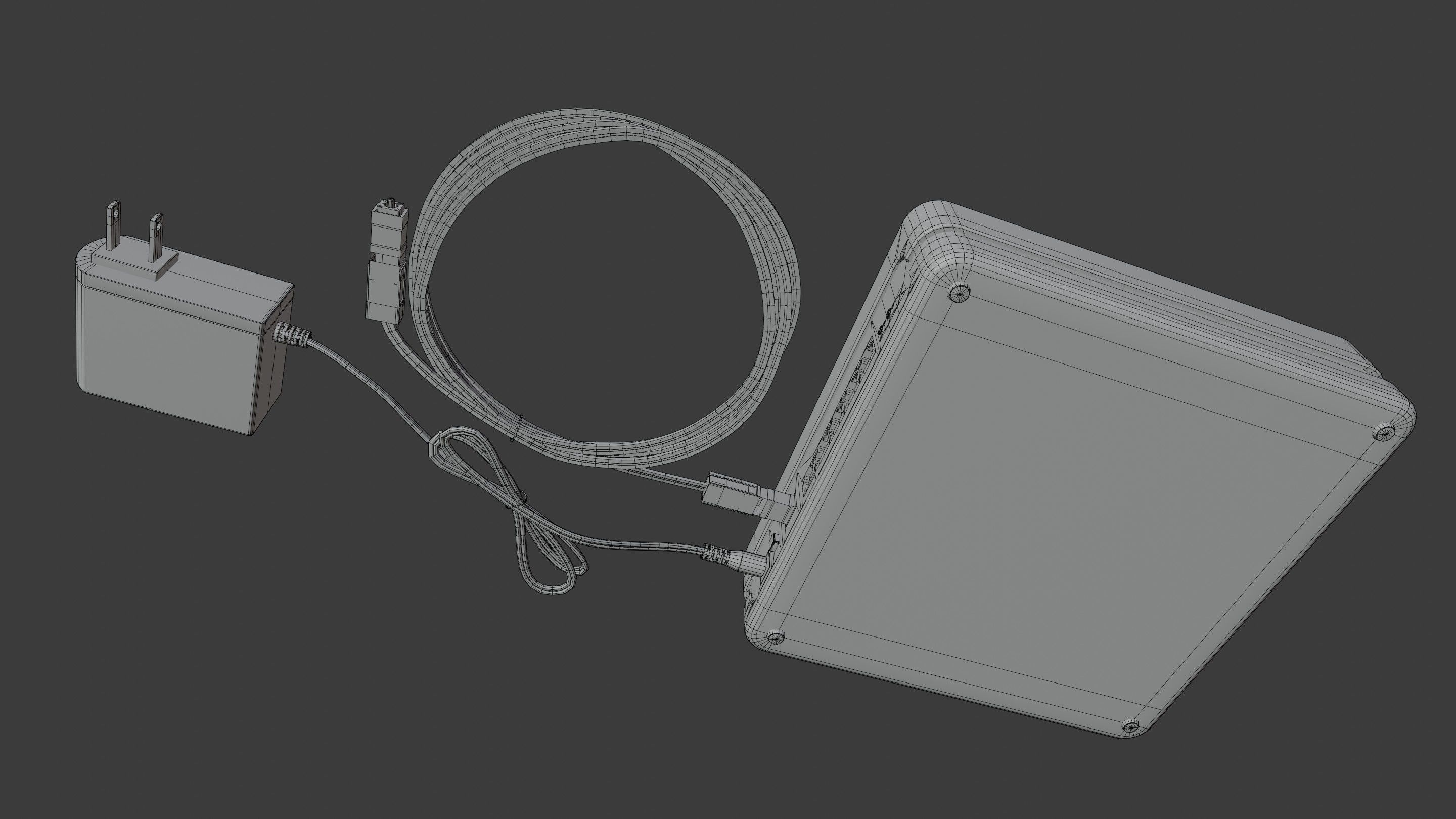 Fiber Optic Modem  3D model_10