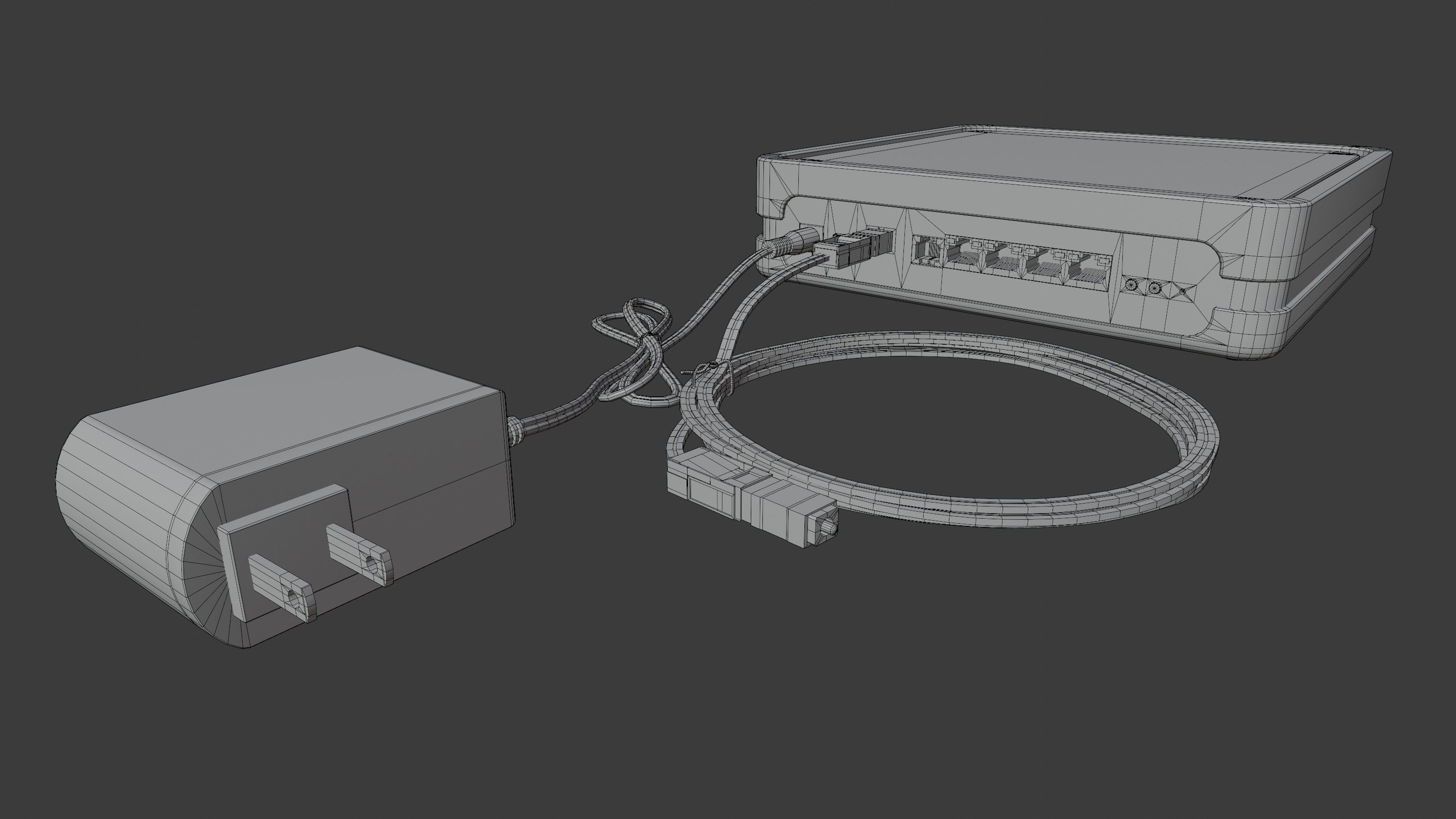Fiber Optic Modem  3D model_8