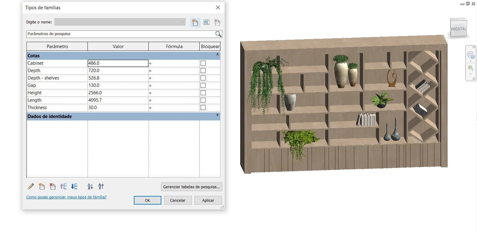 SCALABLE Modern Wood Shelf Bookcase Bookshelf 3D Model 3D model_3