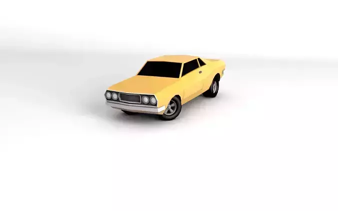 LowPoly Muscle Car - GameReady