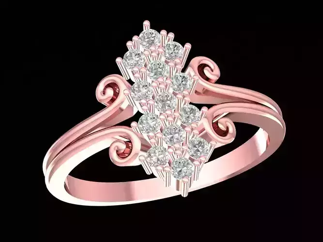 diamond classic women ring 3286