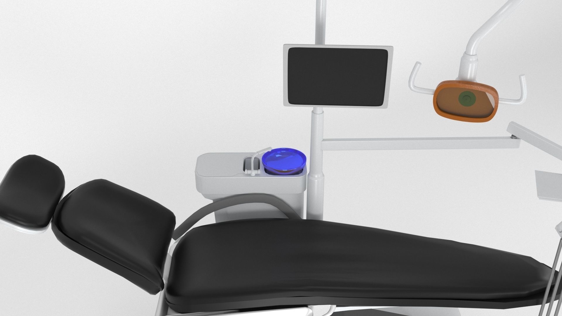 dental chair model 3D model_5