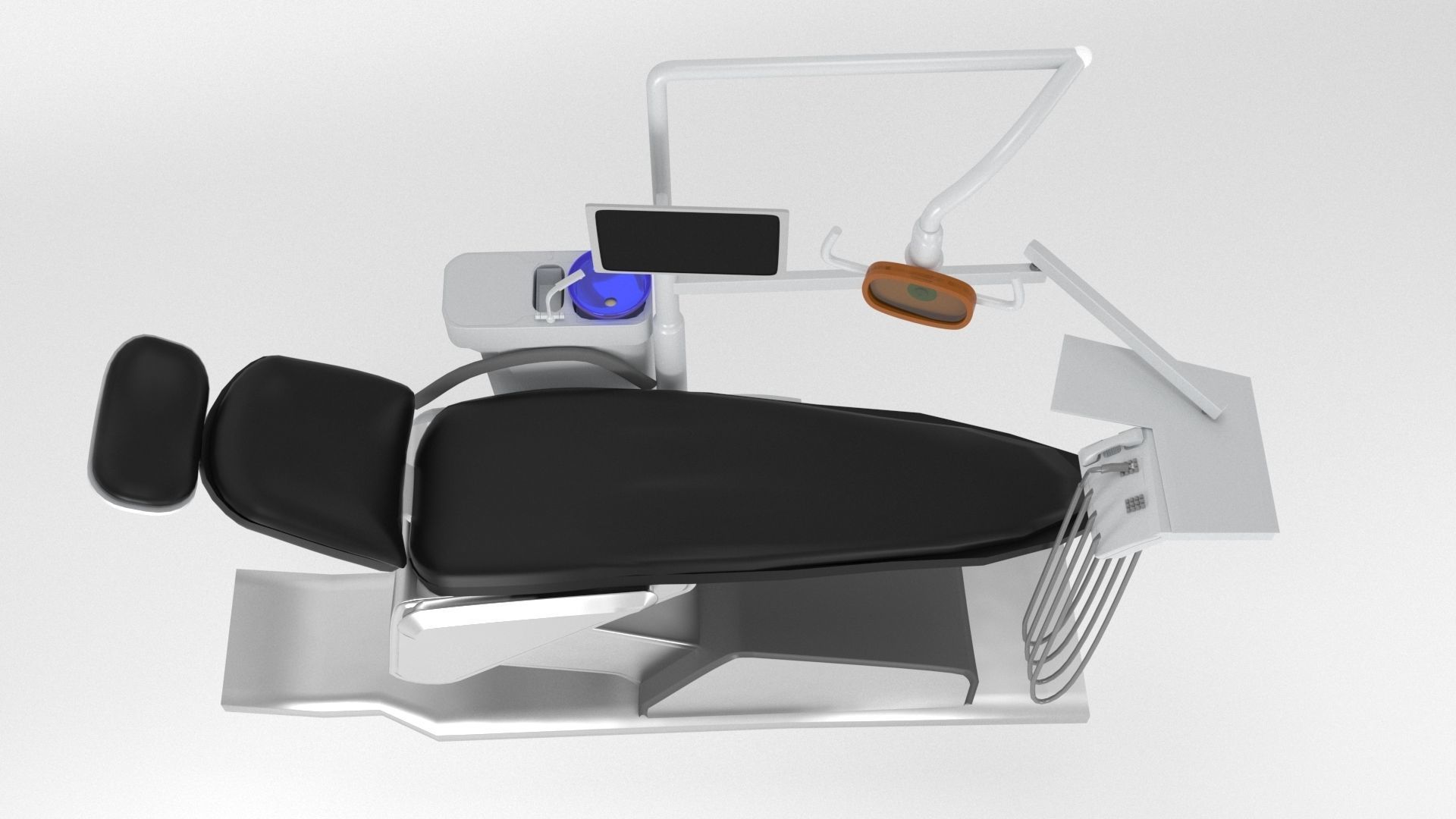 dental chair model 3D model_4