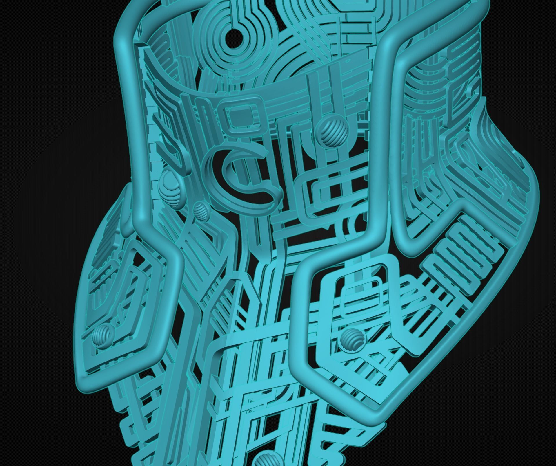 JUPITER ASCENDING BALEM COLLAR 3D print model_10