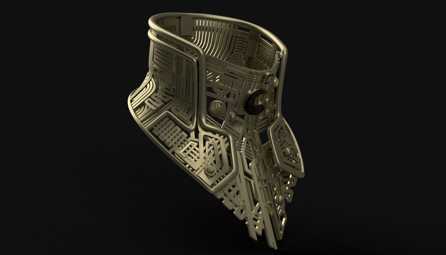 JUPITER ASCENDING BALEM COLLAR 3D print model_1