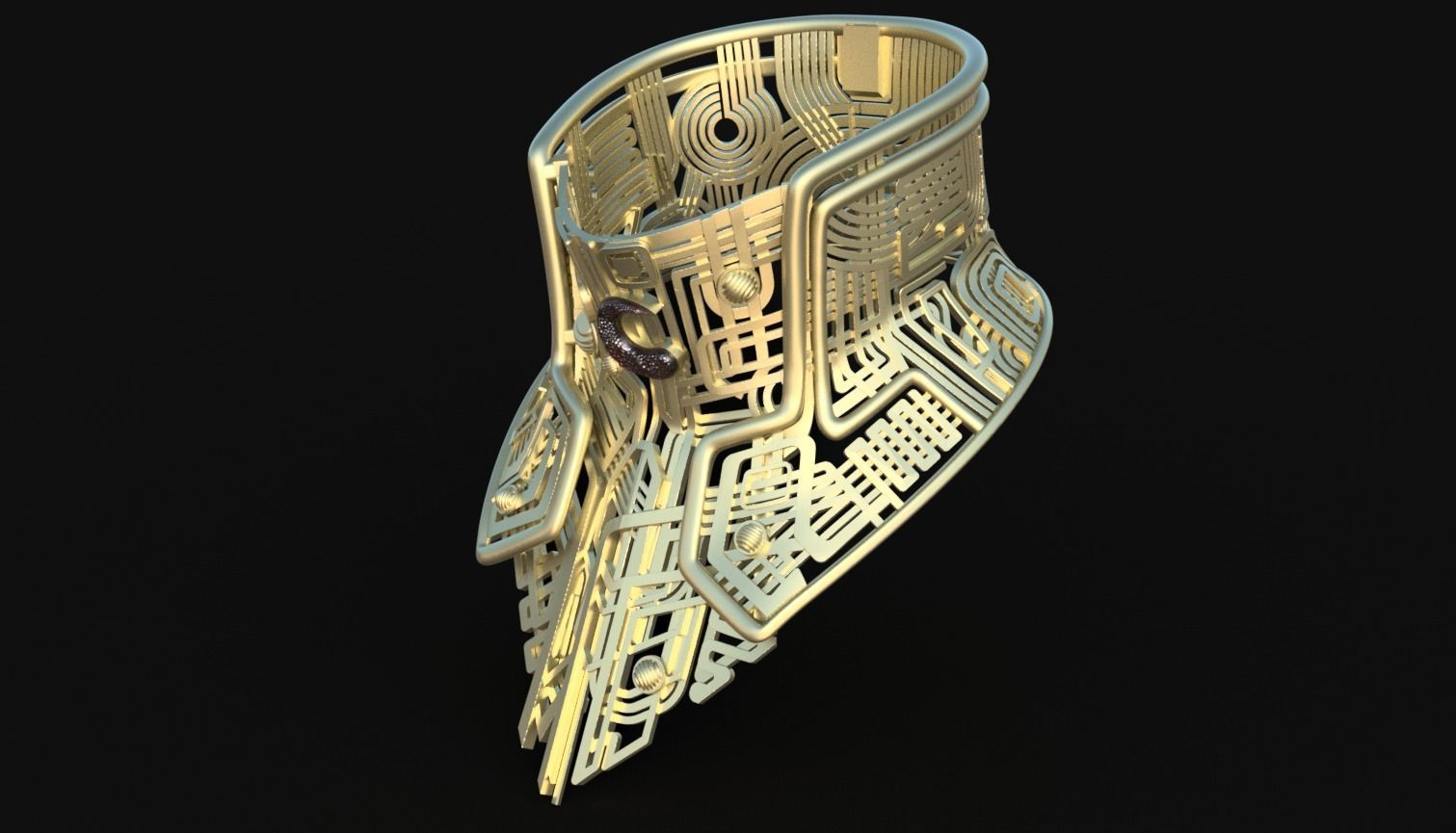 JUPITER ASCENDING BALEM COLLAR 3D print model_2
