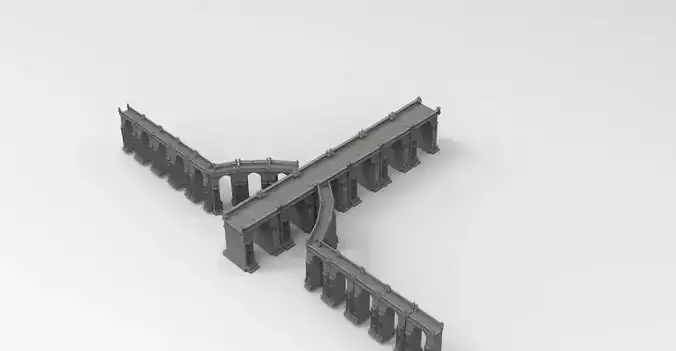 Arch Magician Bridges 3 3 3D model