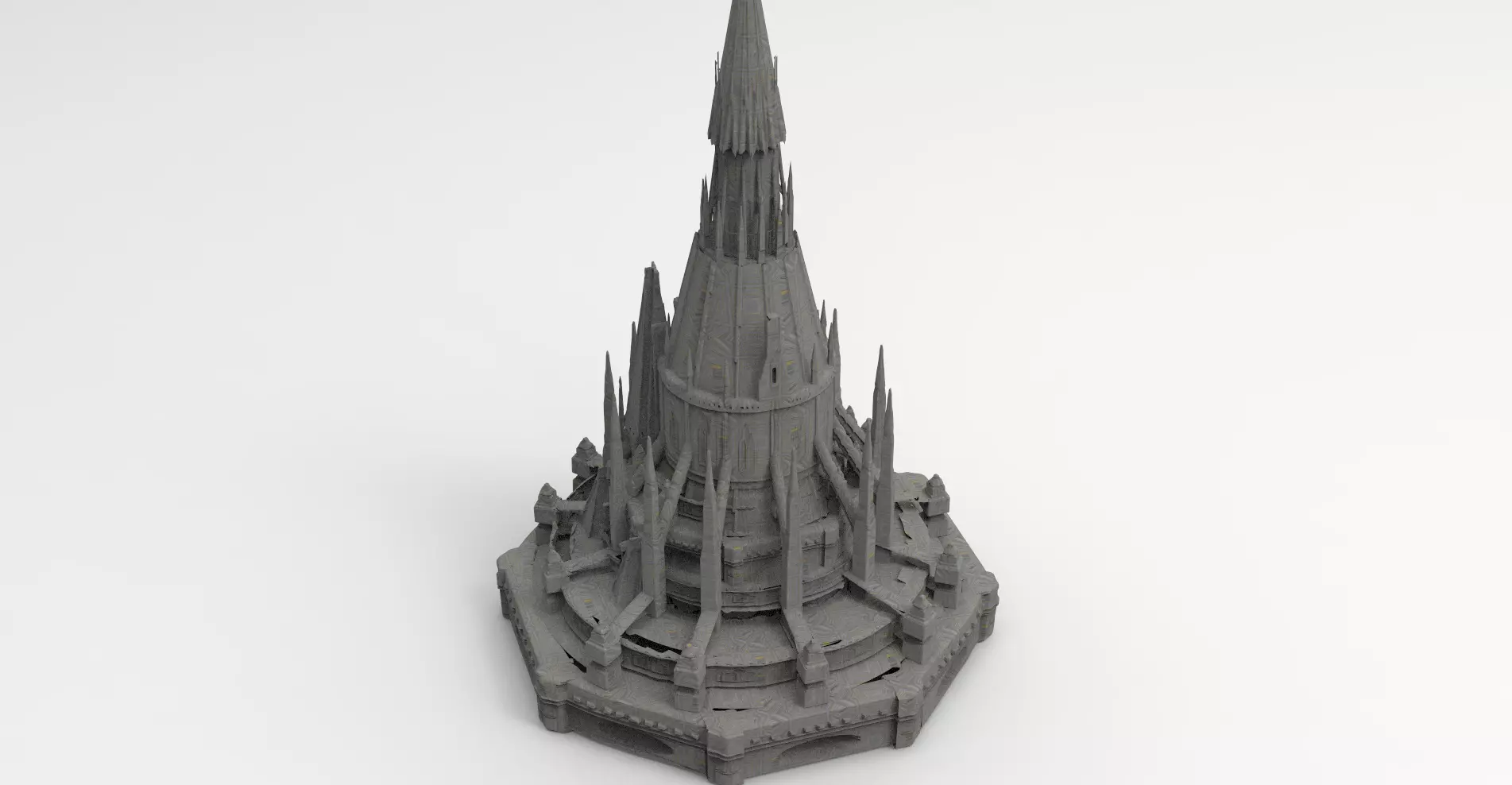 Arch Magician Tower Palace 12 3D model_0