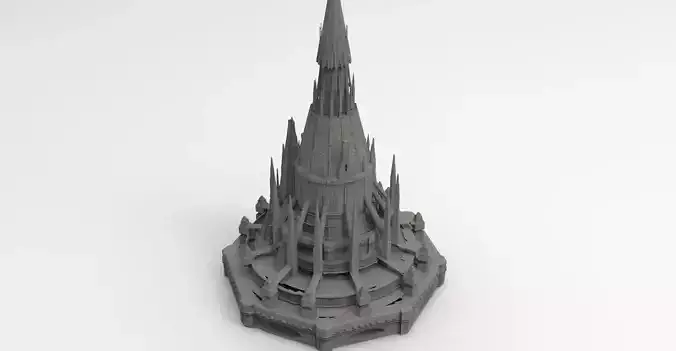 Arch Magician Tower Palace 12 3D model
