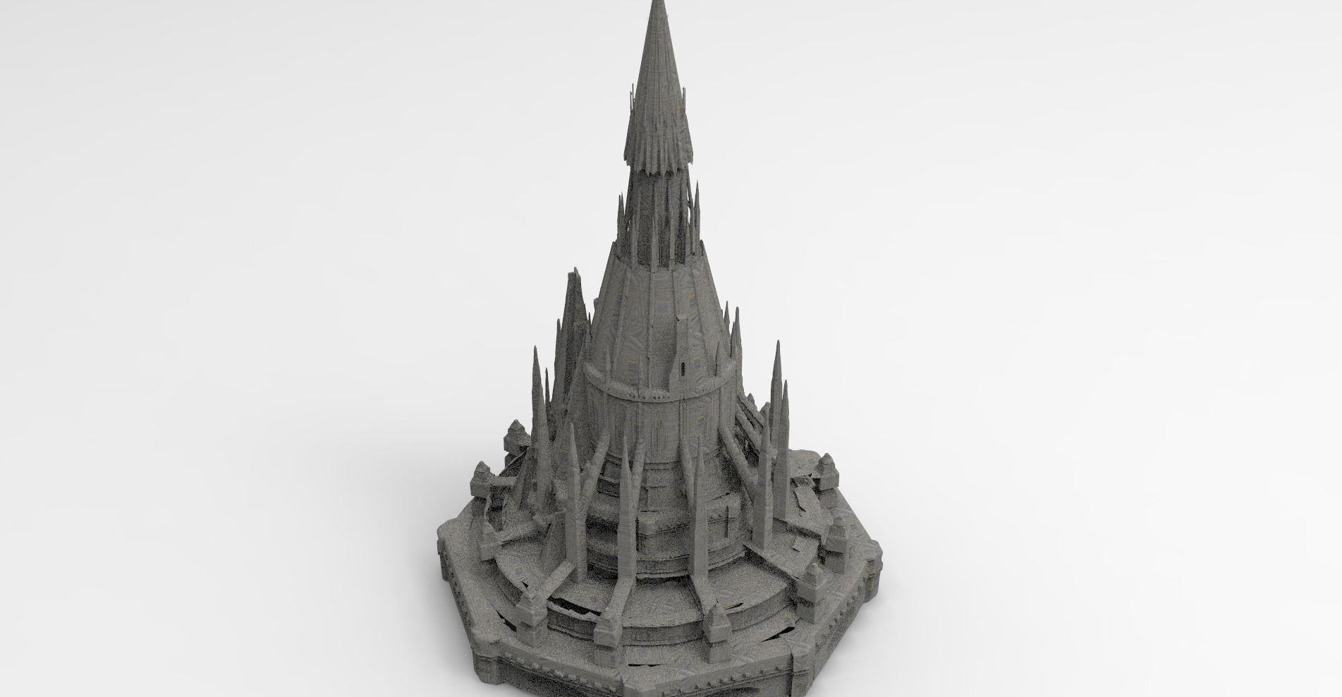 Arch Magician Tower Palace 12 3D model_1