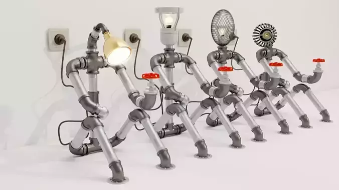 Pipe Decorative Lamp