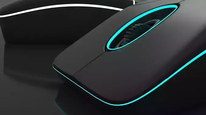 modern gaming mouse 