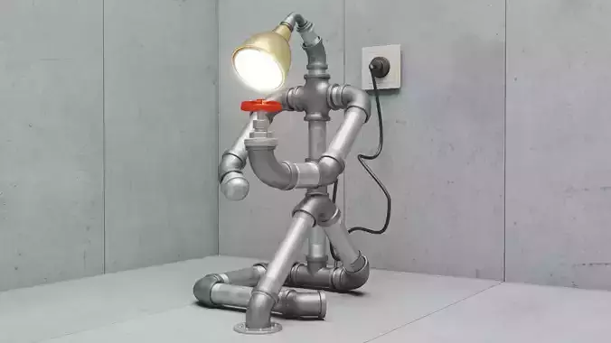 Pipe Decorative Lamp 2