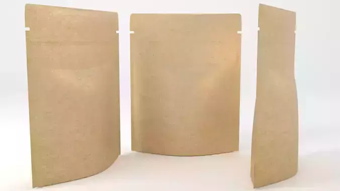 paper packaging bag 3D model
