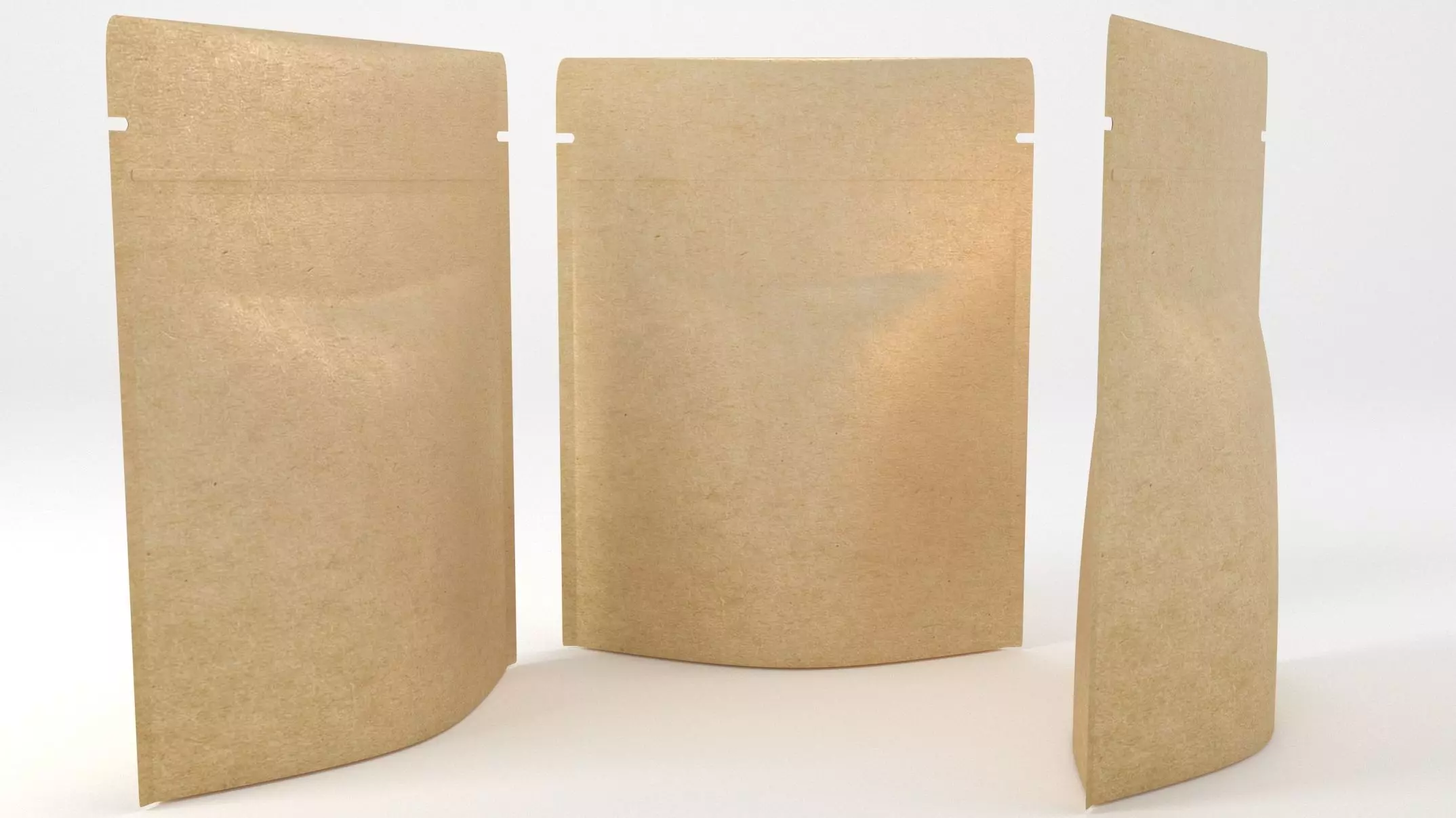 paper packaging bag 3D model_0