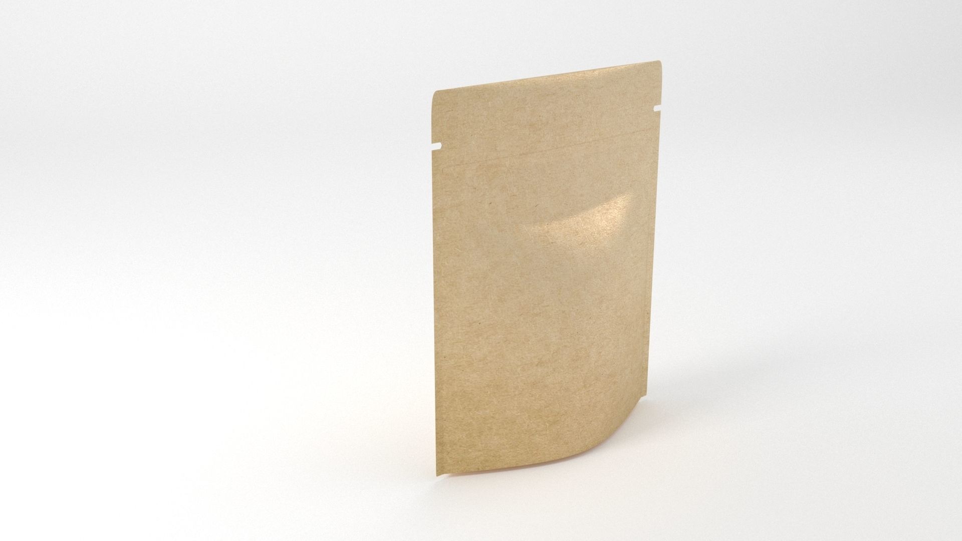 paper packaging bag 3D model_1