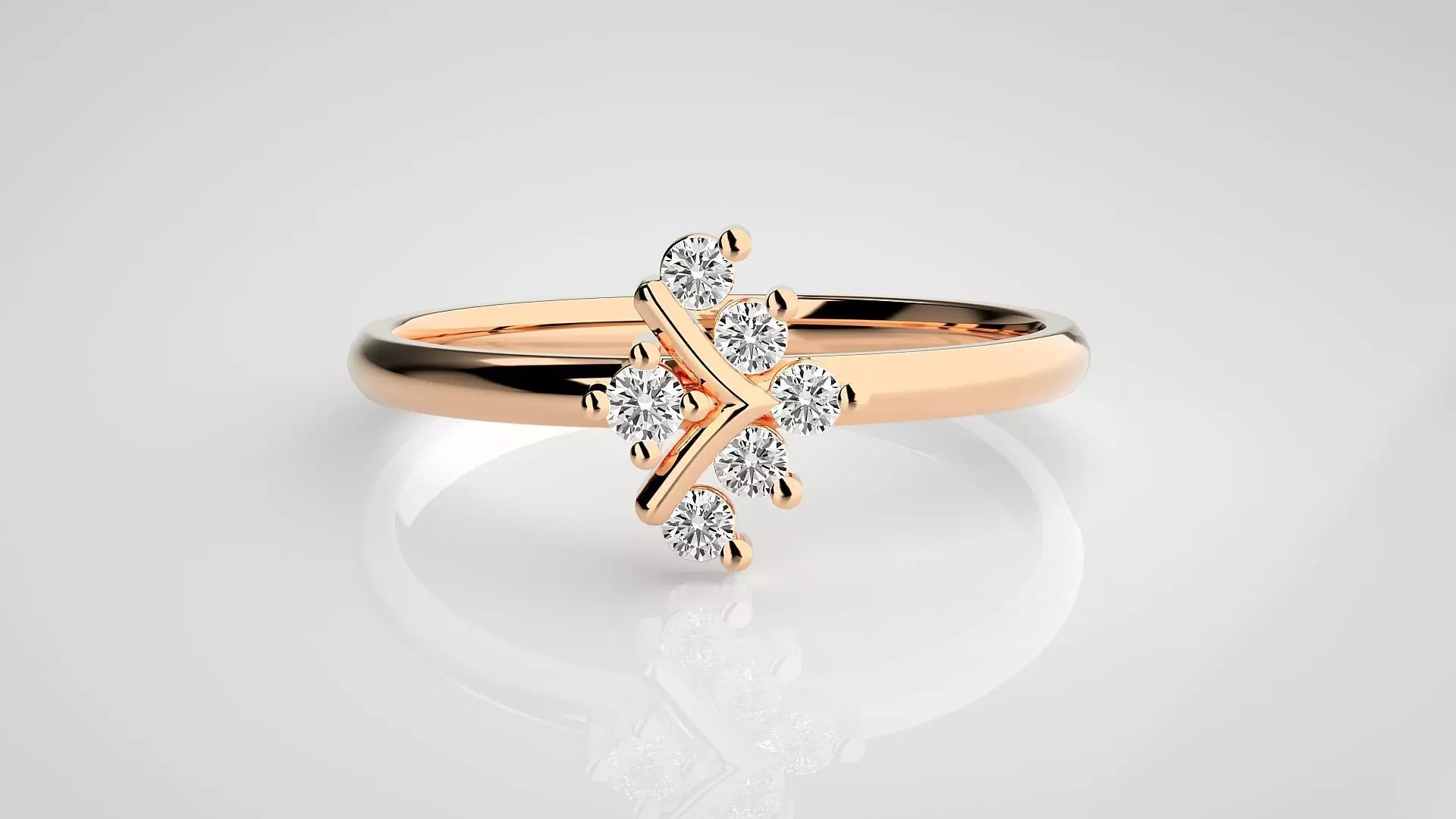 Ultra light wt minimalist Women Ring 3dm stl renders 3D print model_0