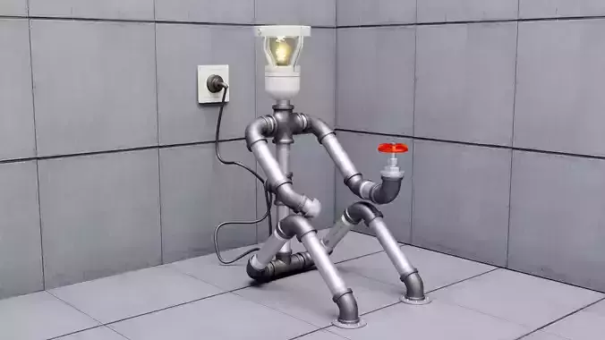 Pipe Decorative Lamp 3