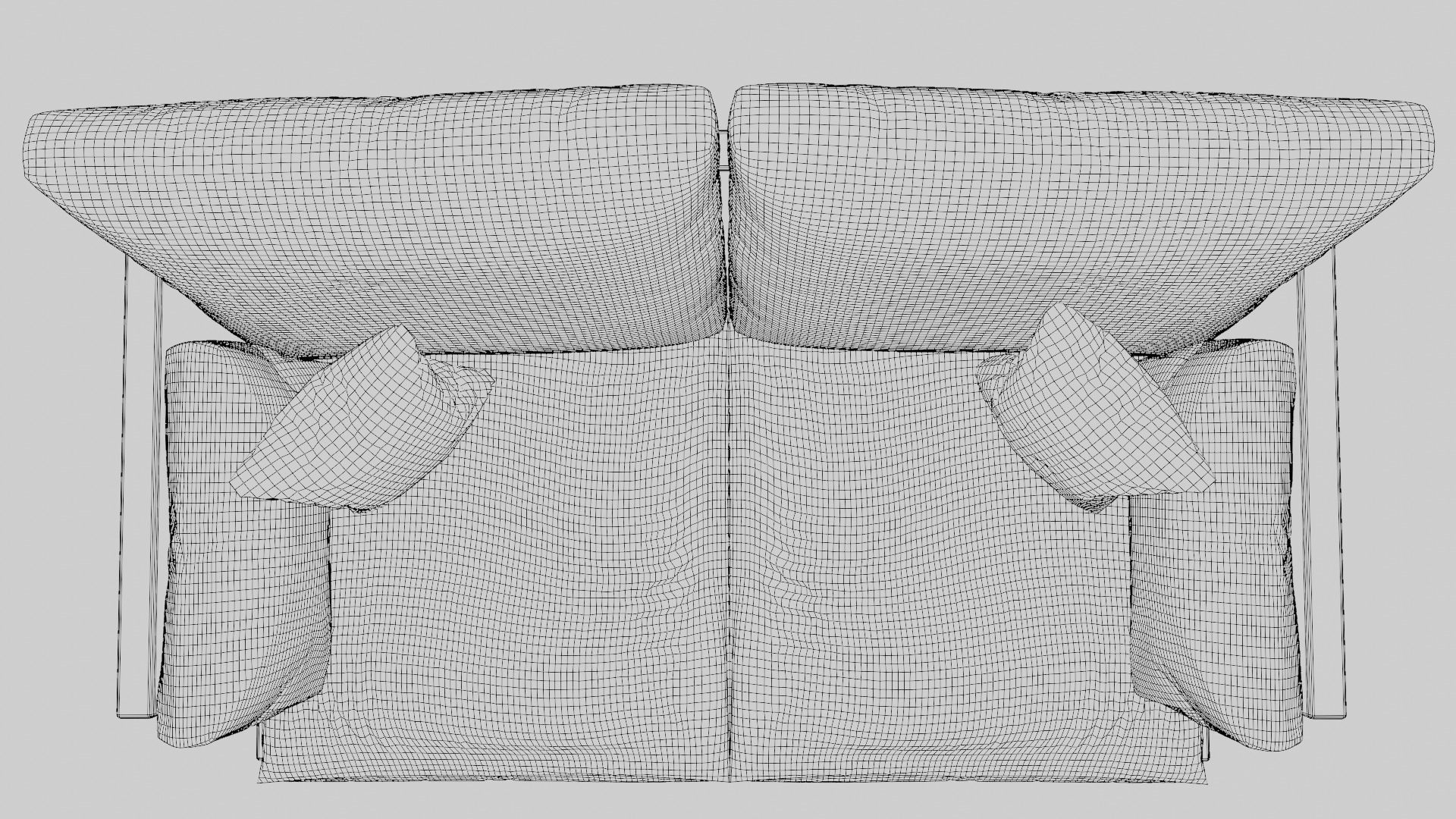 Modern Livingroom Set 3D model_10