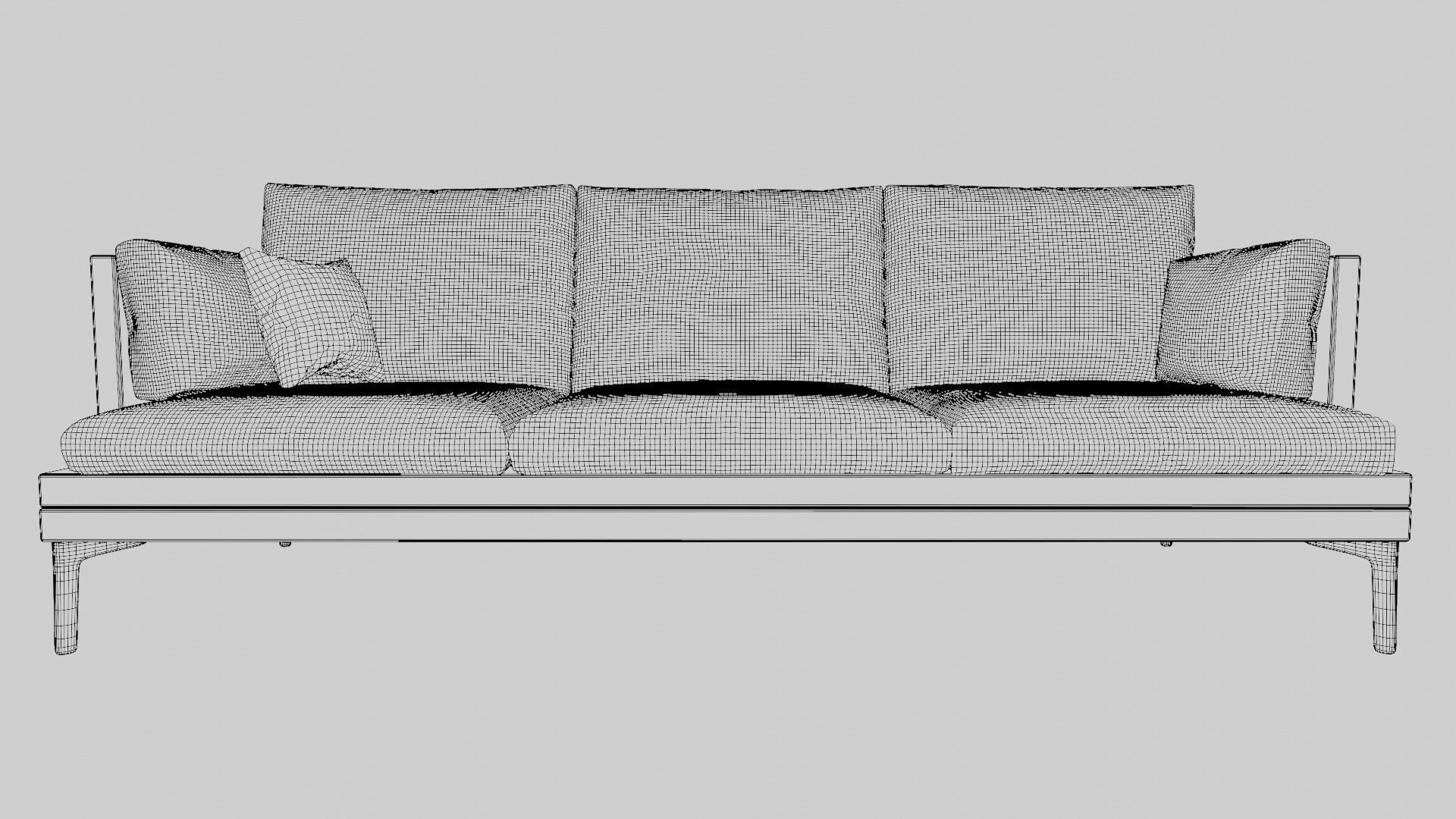 Modern Livingroom Set 3D model_11