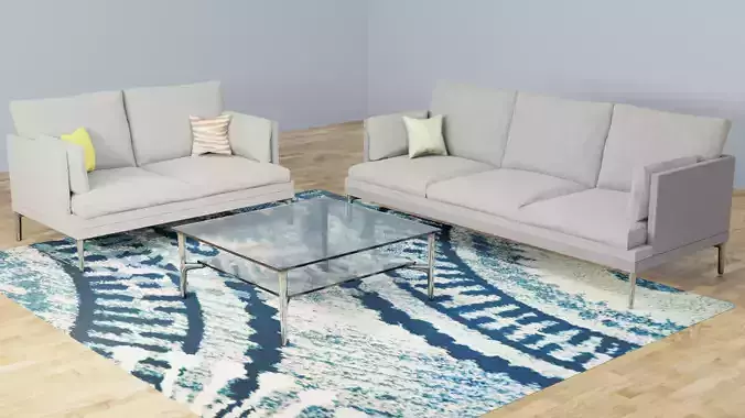 Modern Livingroom Set 3D model