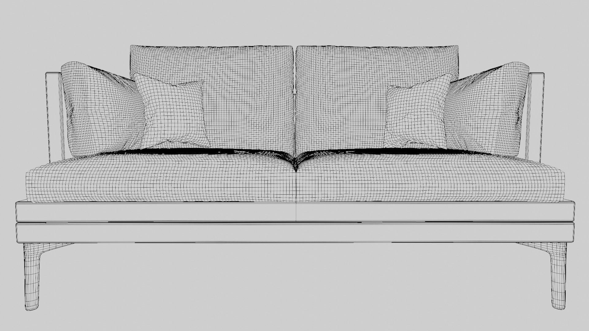 Modern Livingroom Set 3D model_8