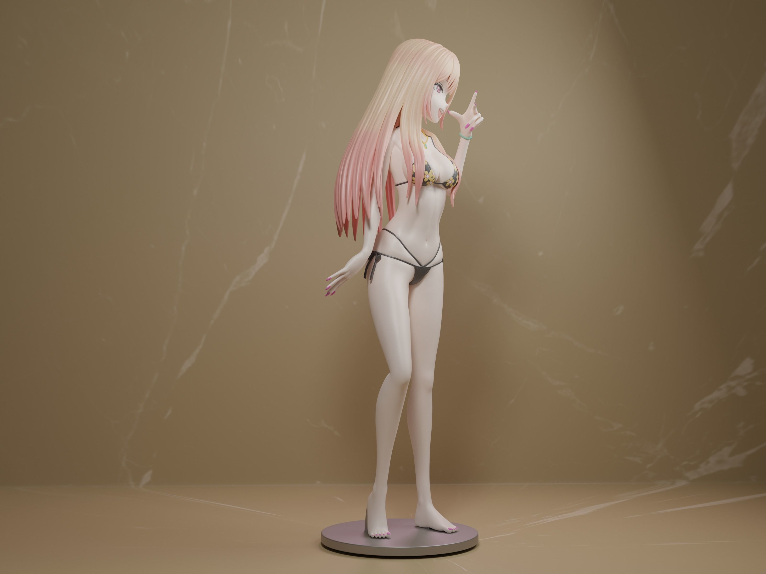 Marin bundle figure 3D Model Collection_9