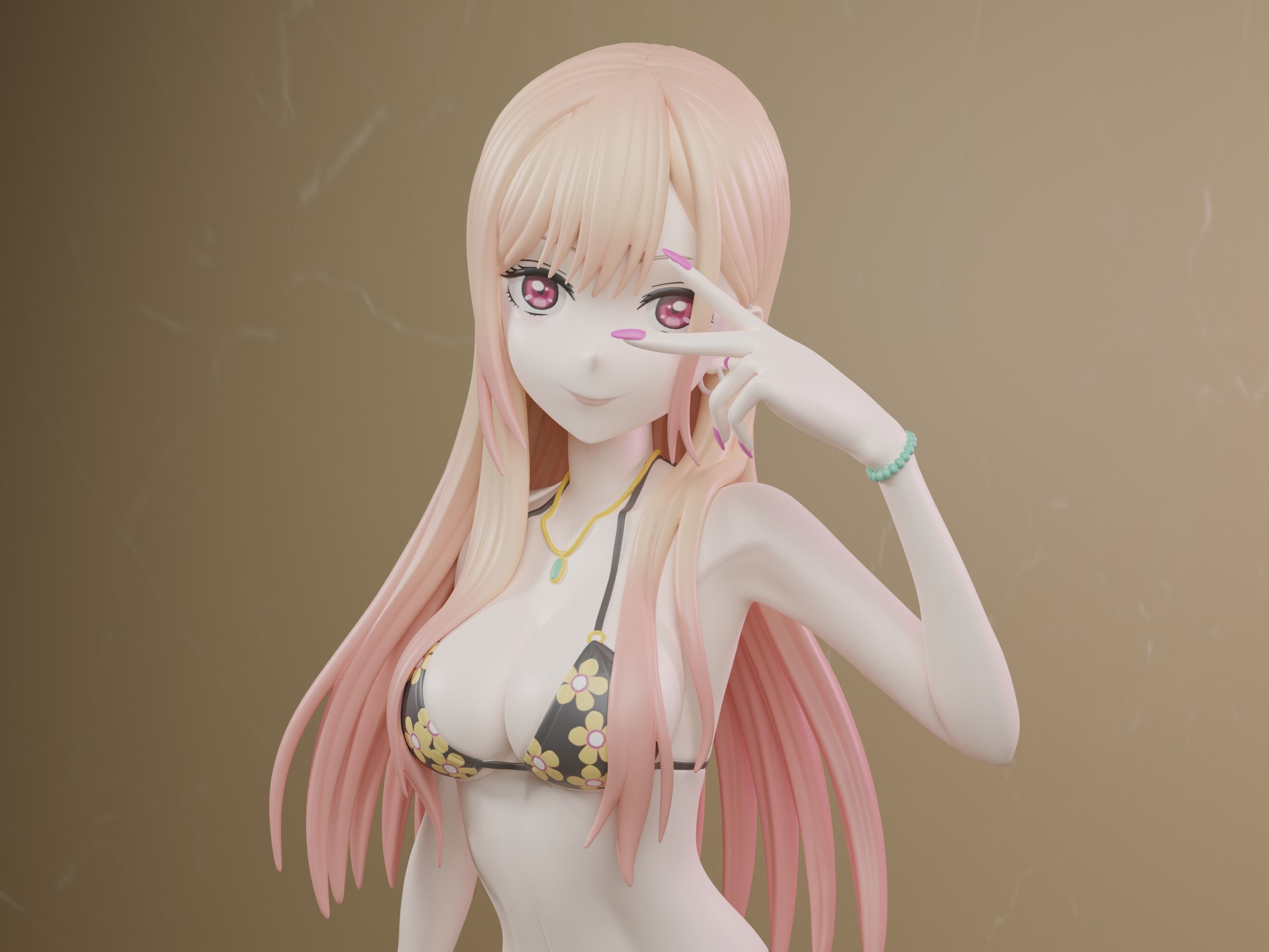 Marin bundle figure 3D Model Collection_6