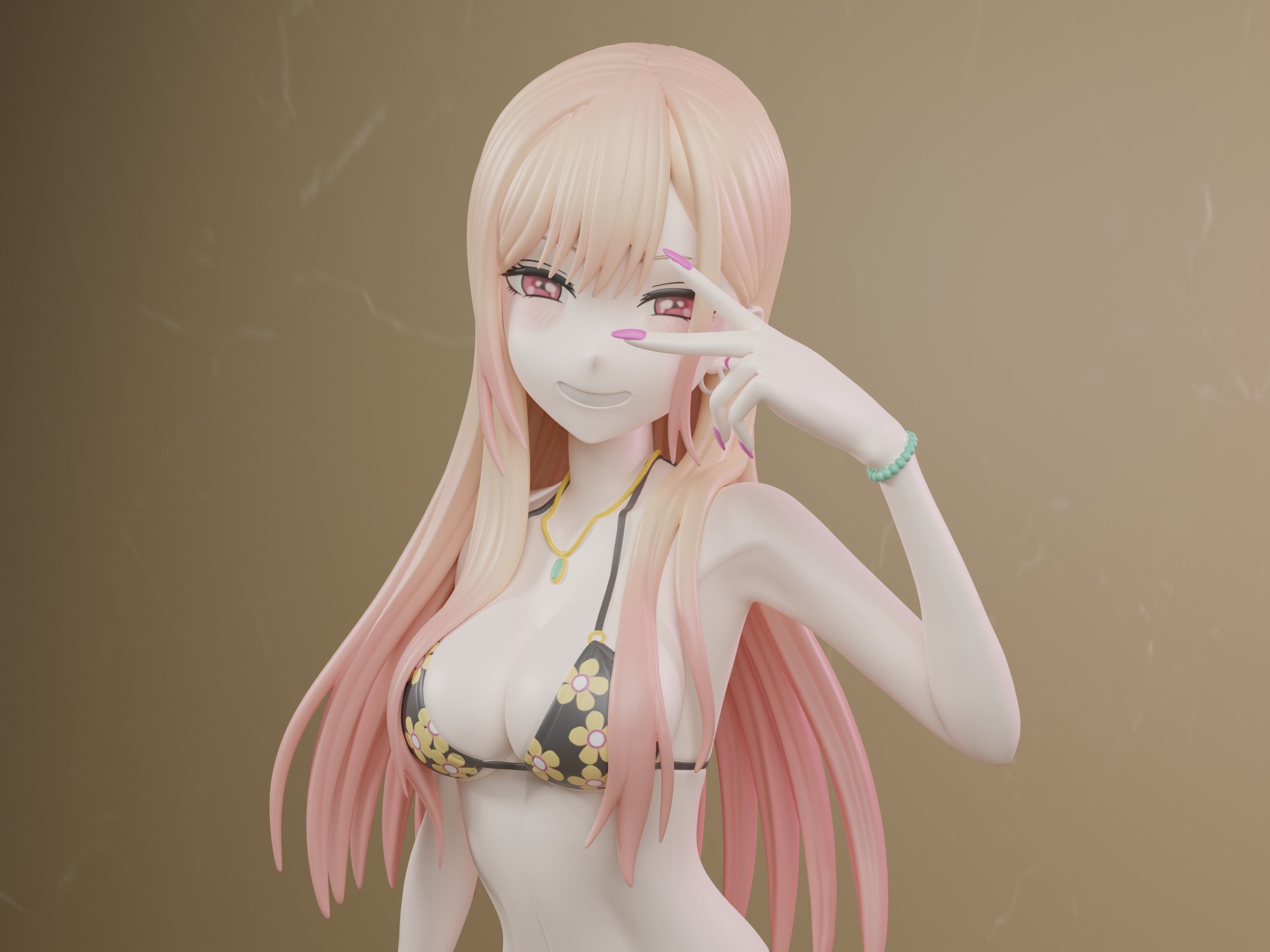 Marin bundle figure 3D Model Collection_7