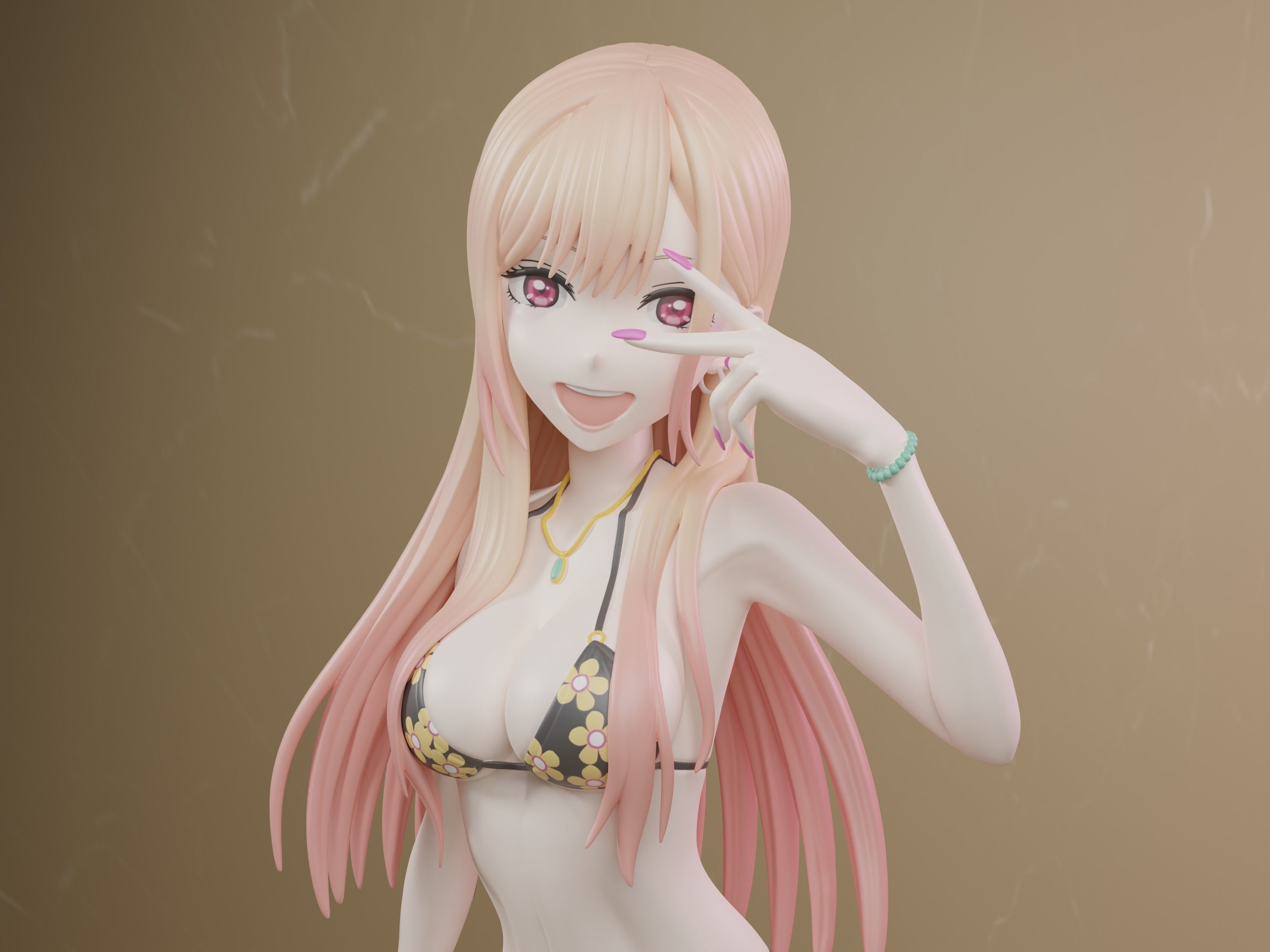 Marin bundle figure 3D Model Collection_5