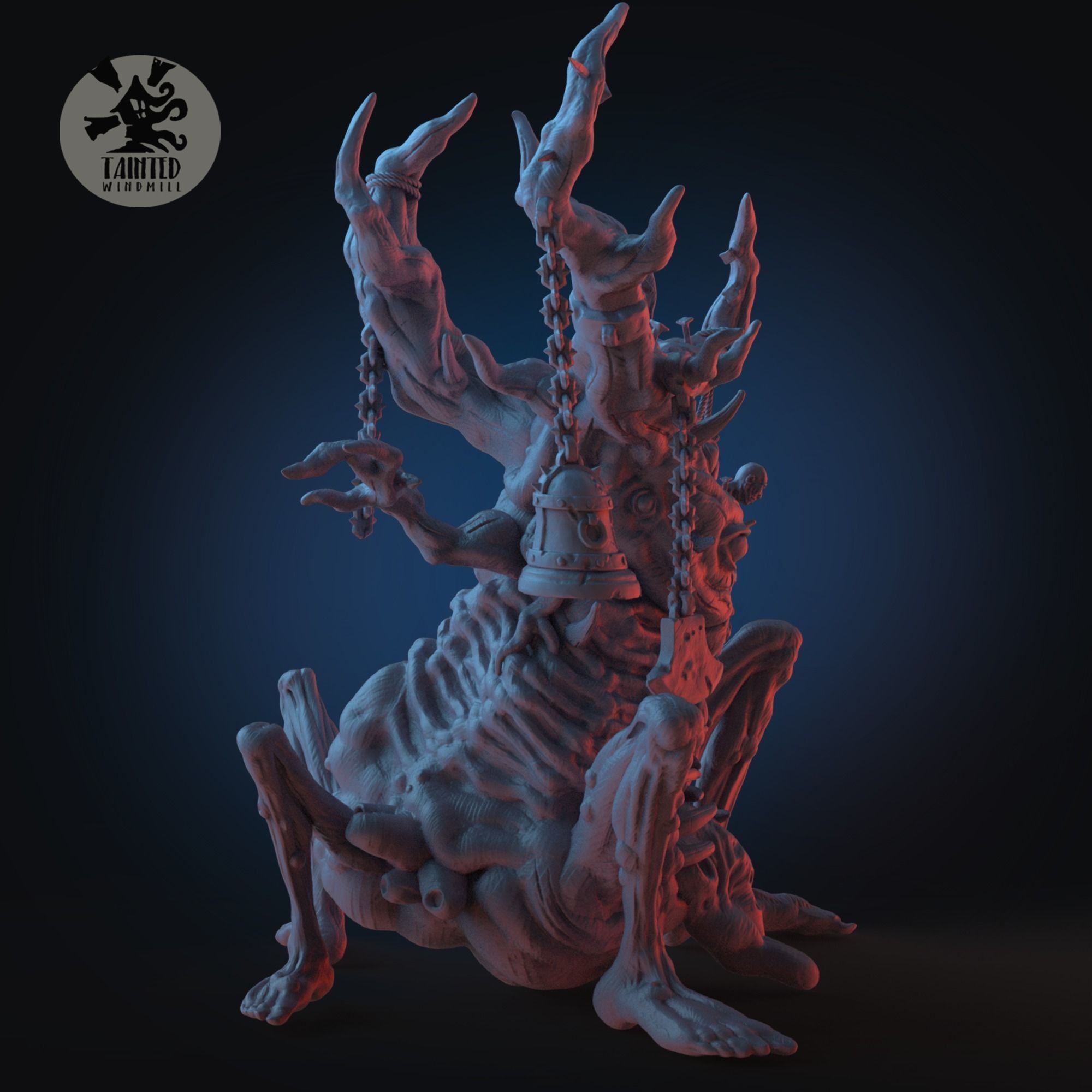 Evil Walking Tree 3D print model_1