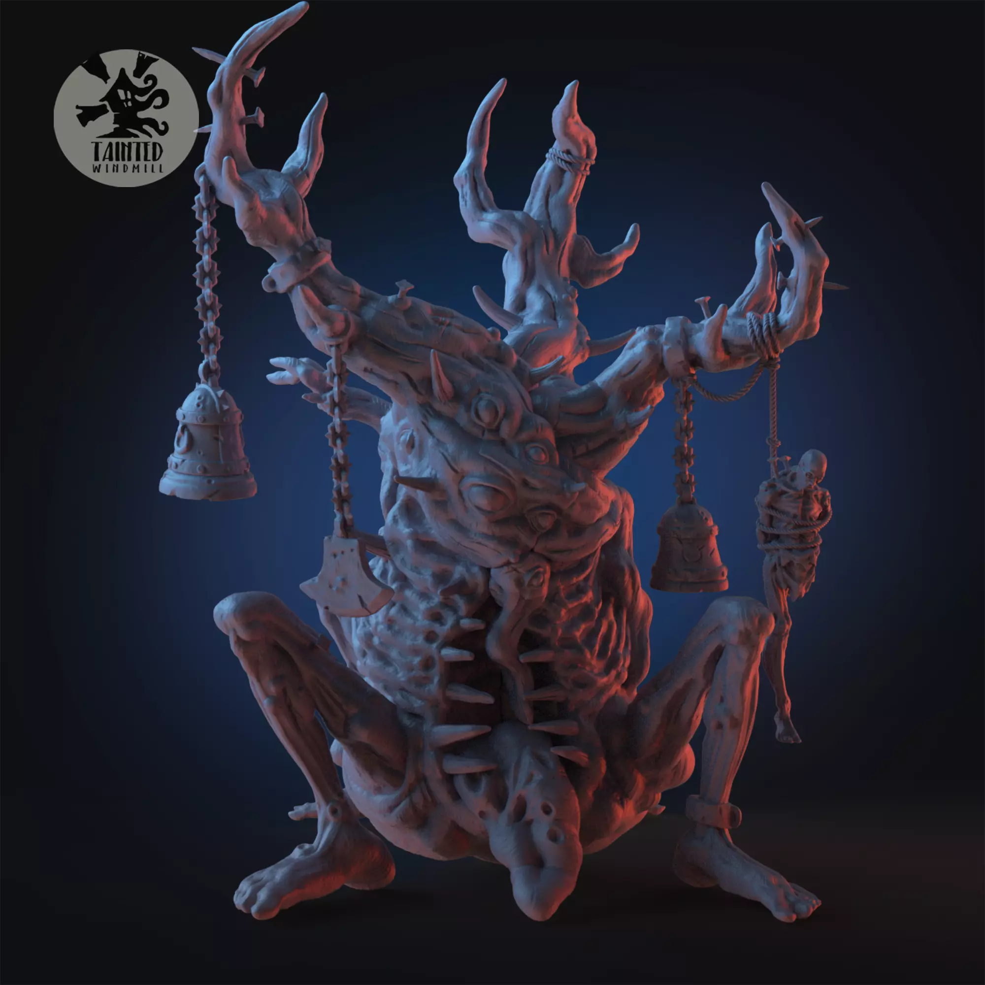 Evil Walking Tree 3D print model_0