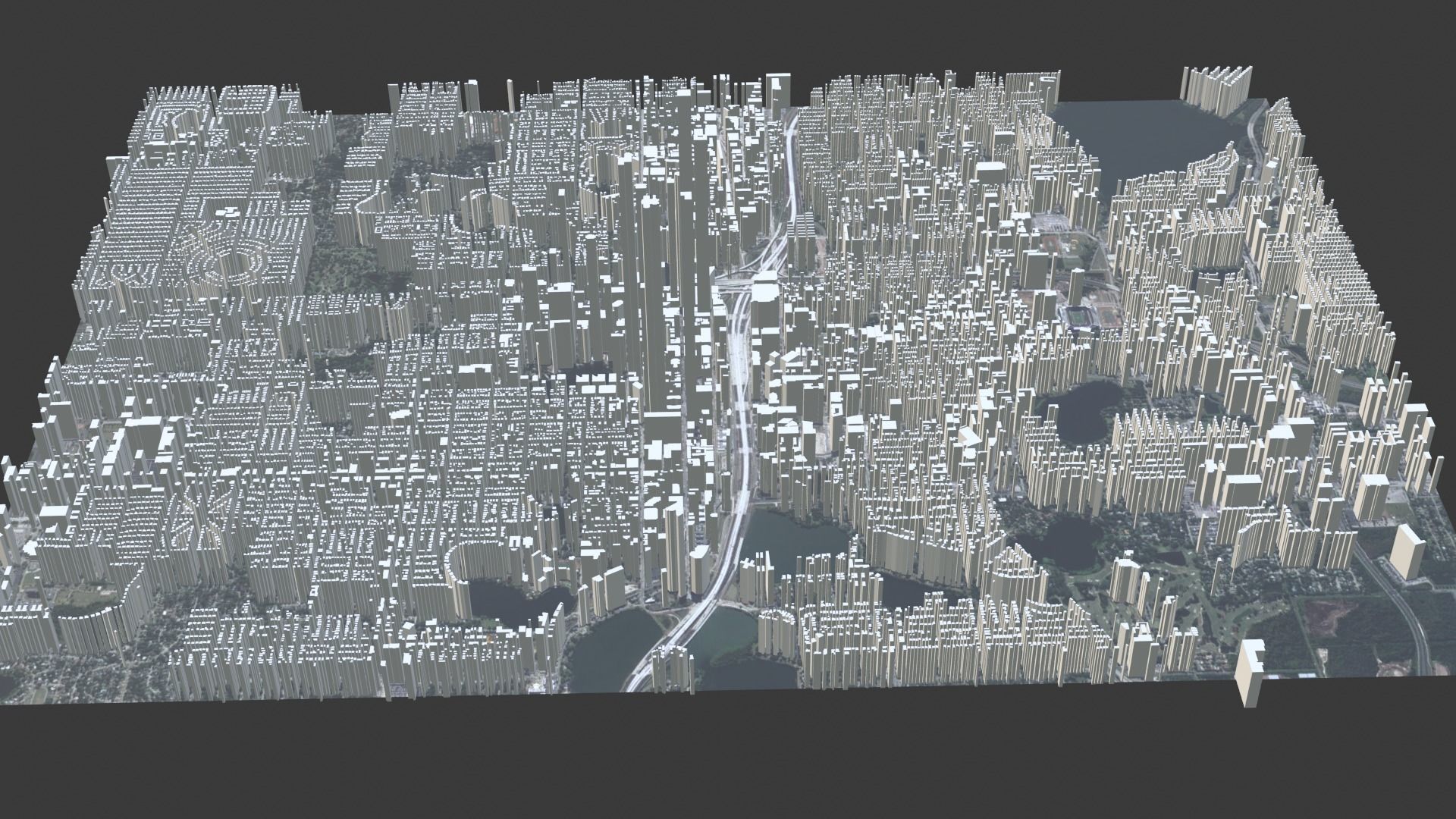 Orlando City Low-poly 3D model_2