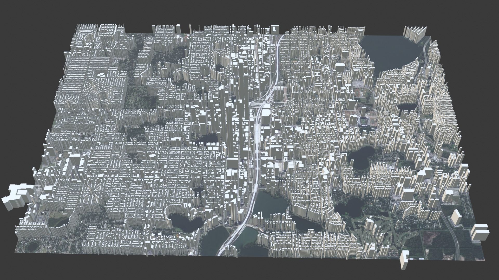 Orlando City Low-poly 3D model_4