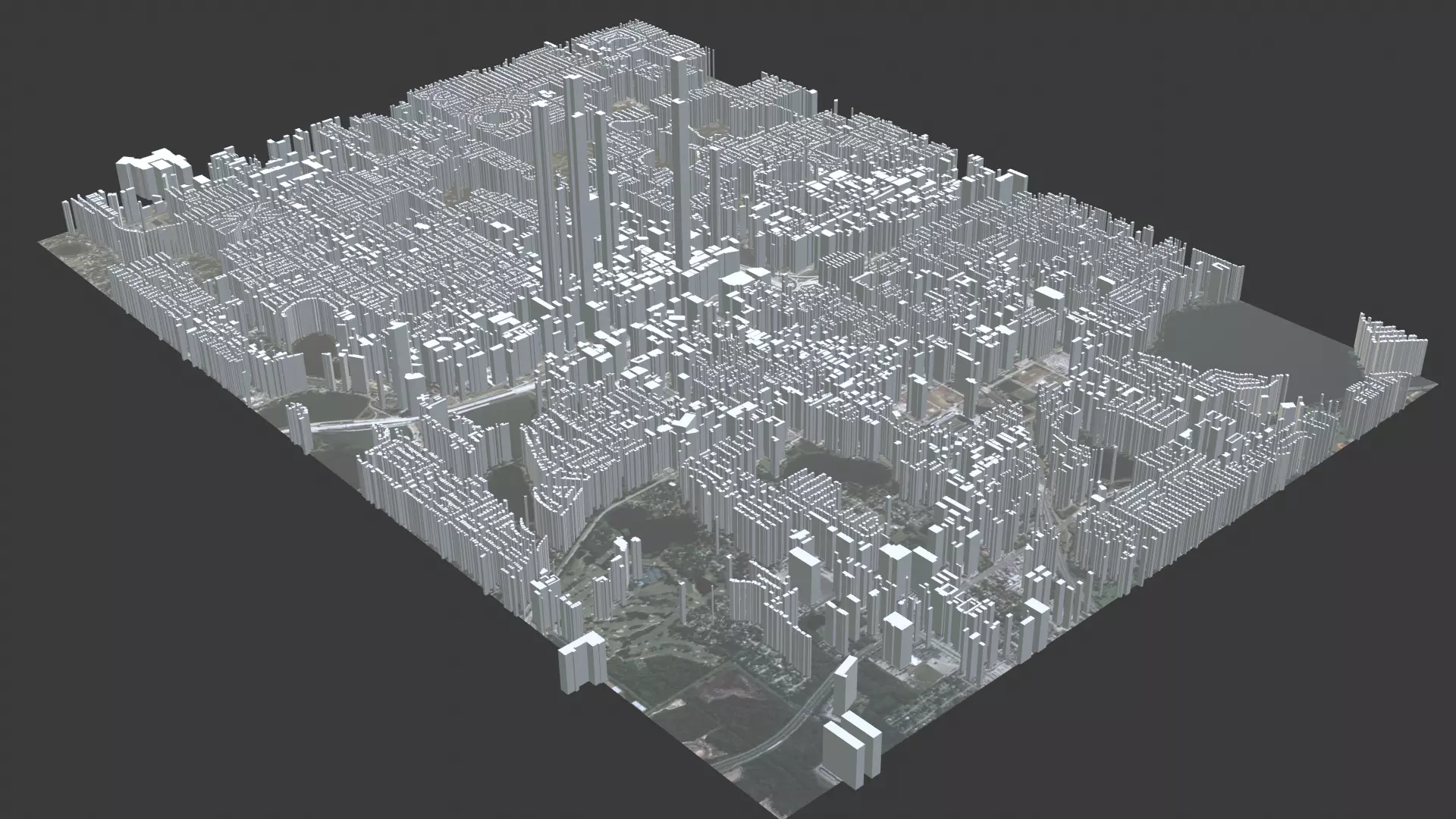 Orlando City Low-poly 3D model_0