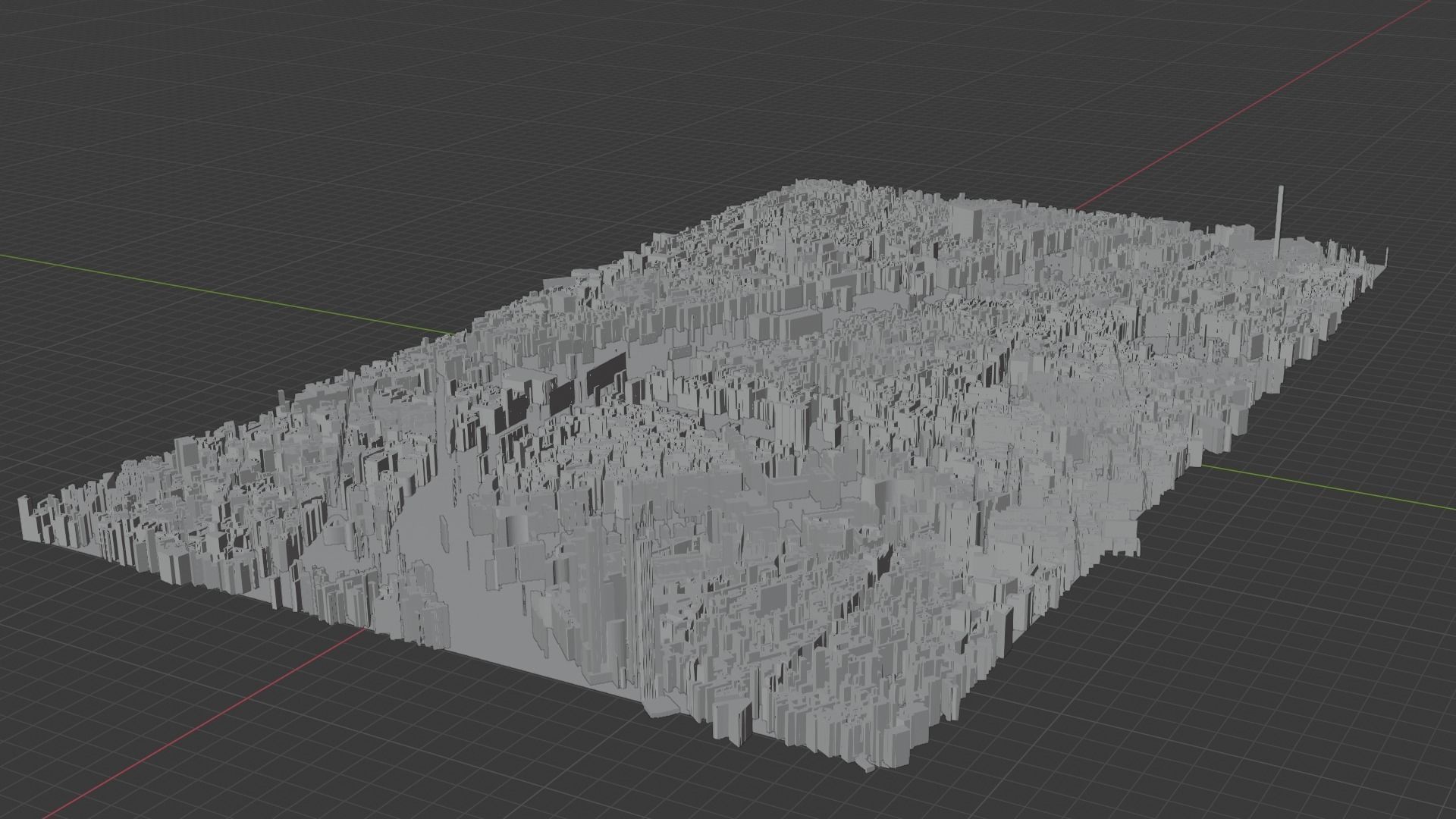 Paris City Low-poly 3D model_6