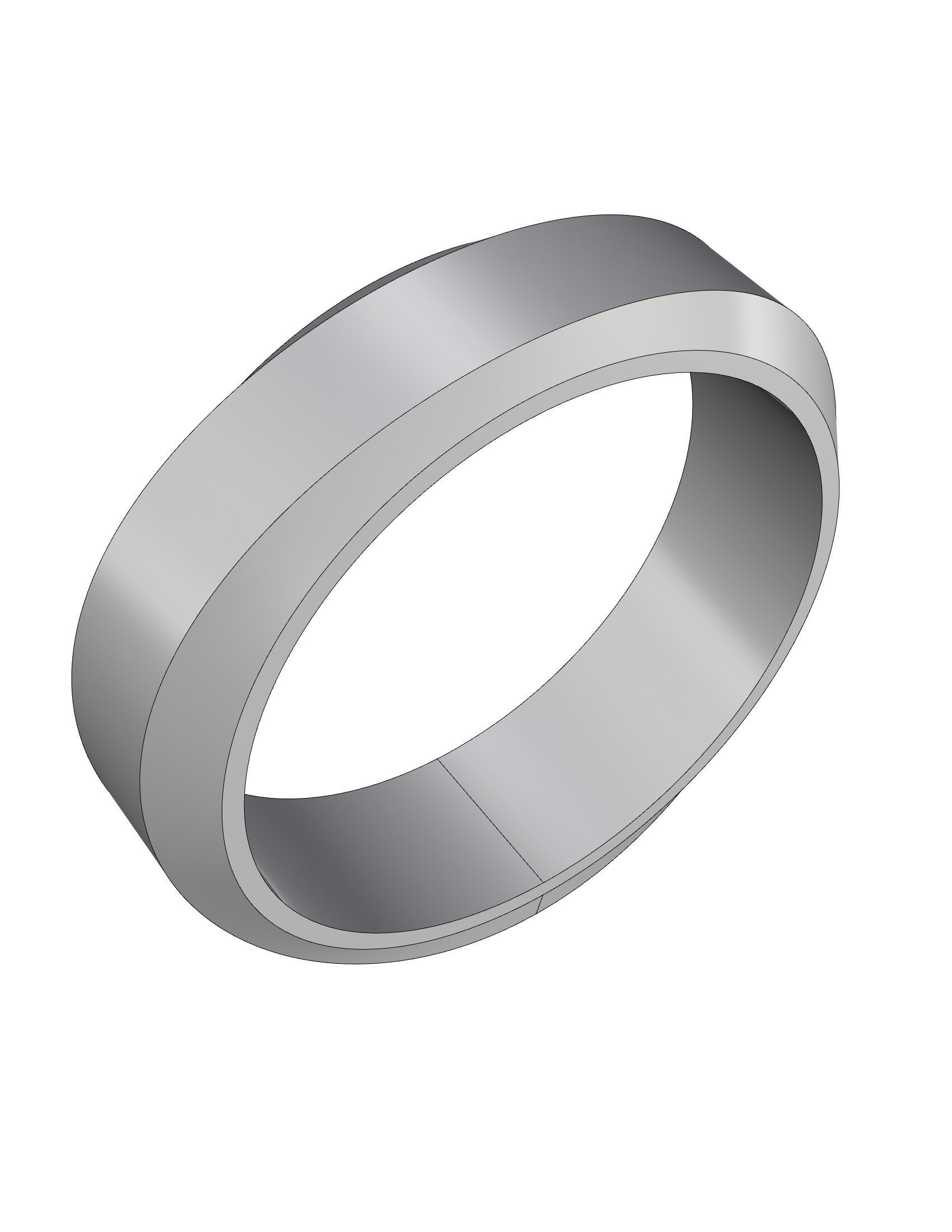 Wedding Band 3D print model_11