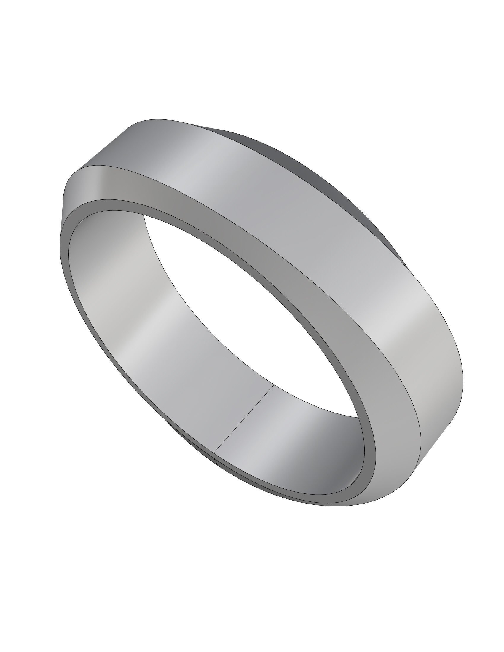Wedding Band 3D print model_2