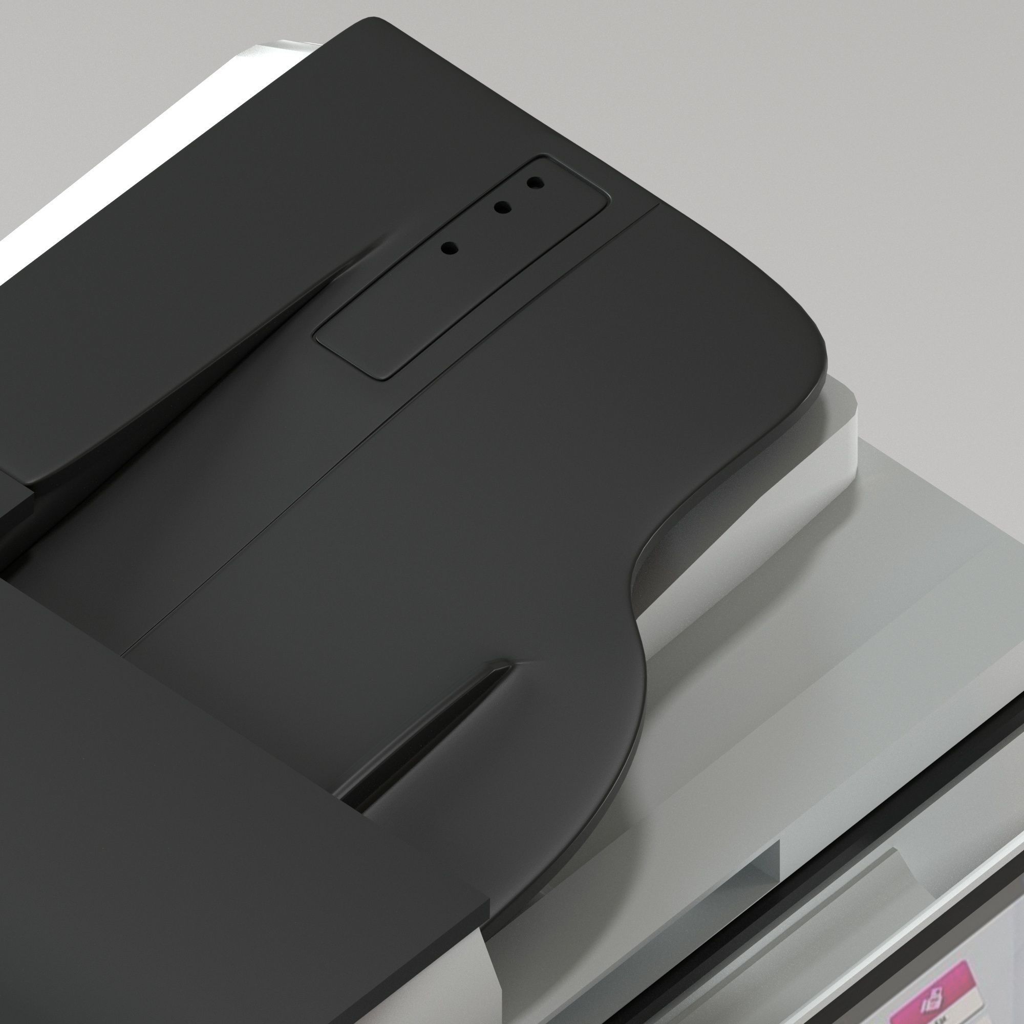 Office Printer All in One Multifunction Ricoh  3D model_6