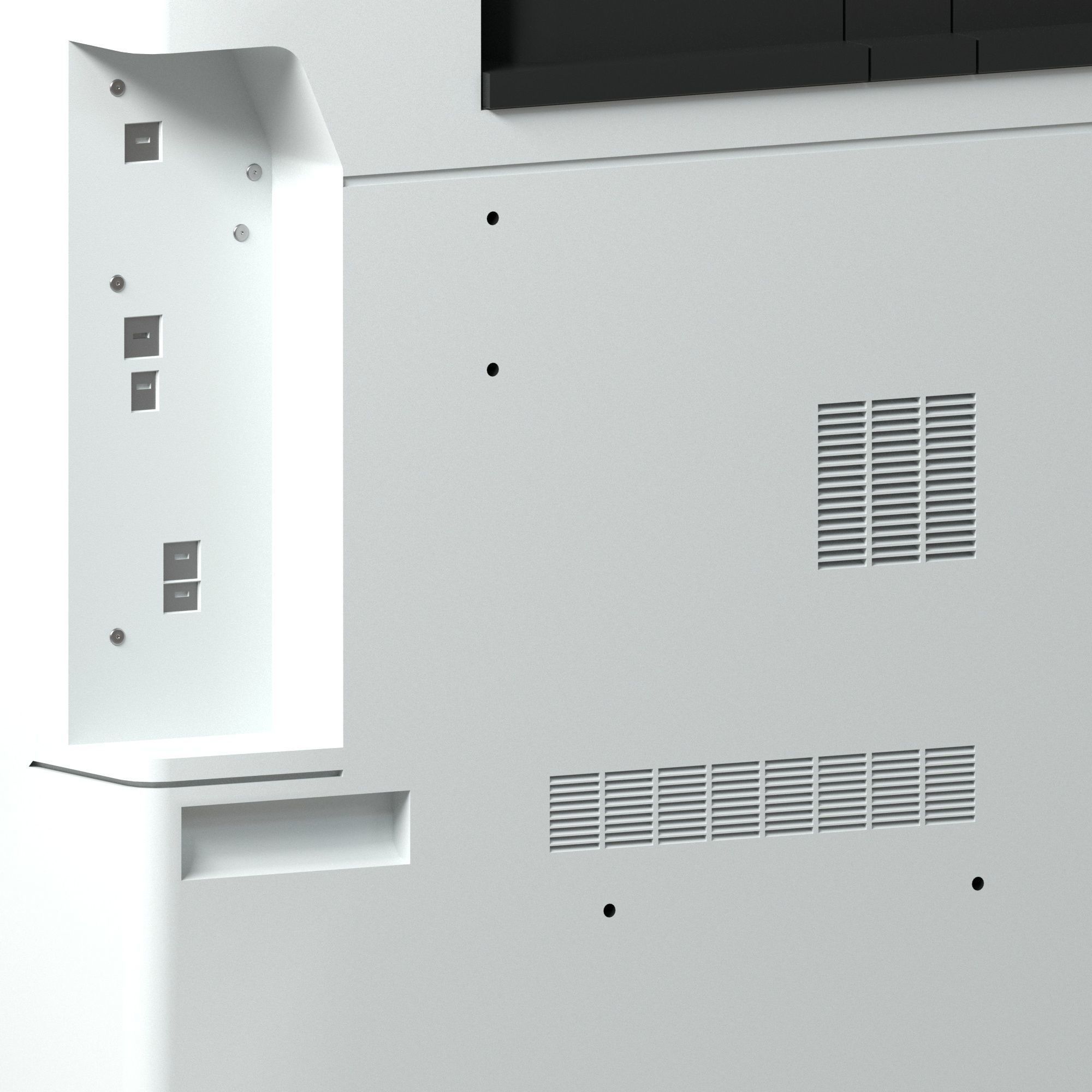 Office Printer All in One Multifunction Ricoh  3D model_8